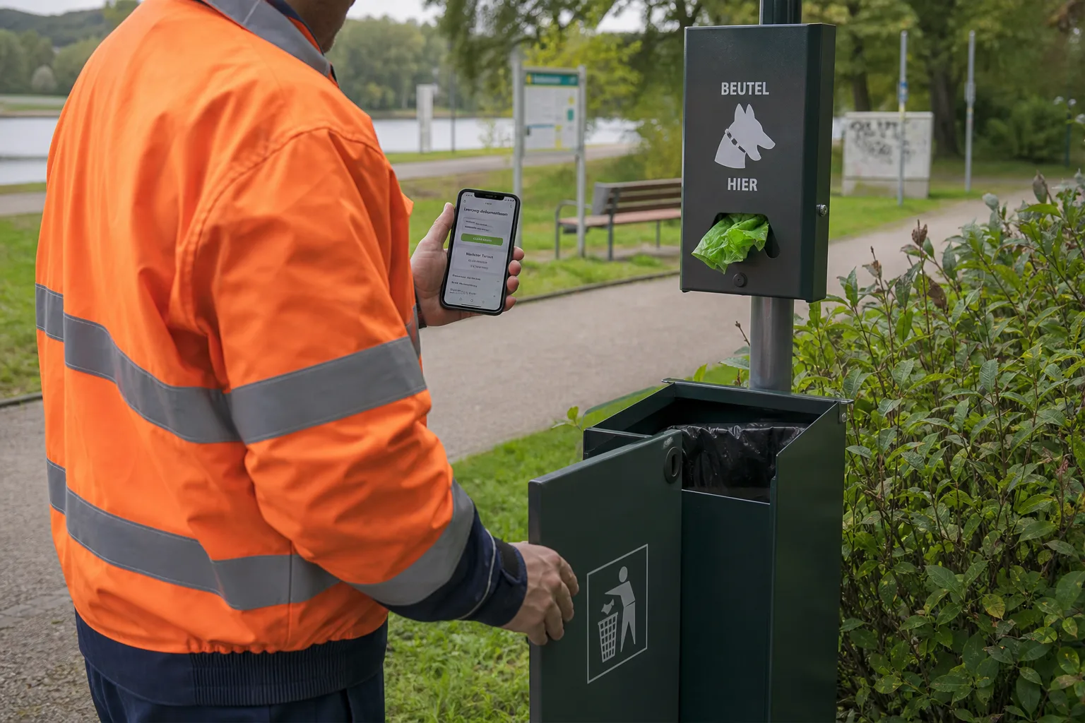 Screenshot von Mängelmelder Hundekotbeutel-Spender