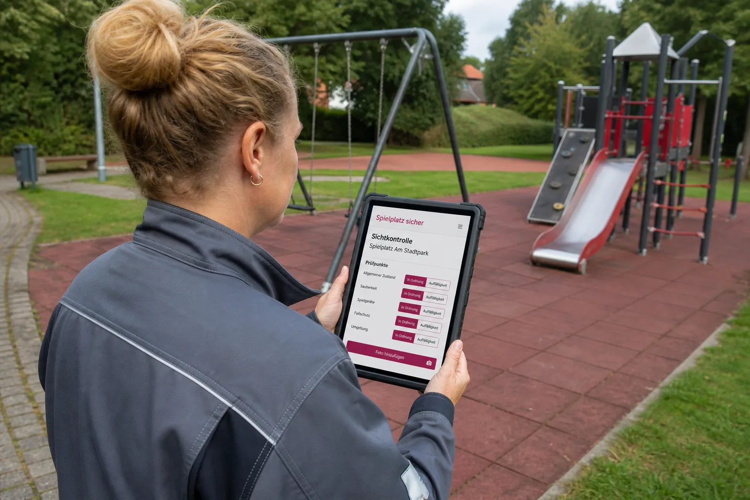 Vorschaubild von Spielplatz sicher: Mängelmelder und Sichtkontrolle