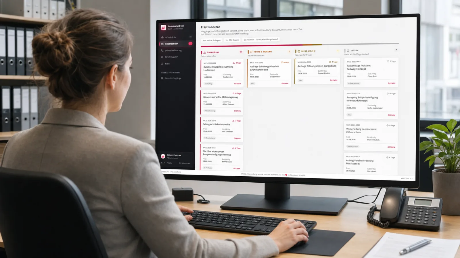 Screenshot von KommunalDesk
