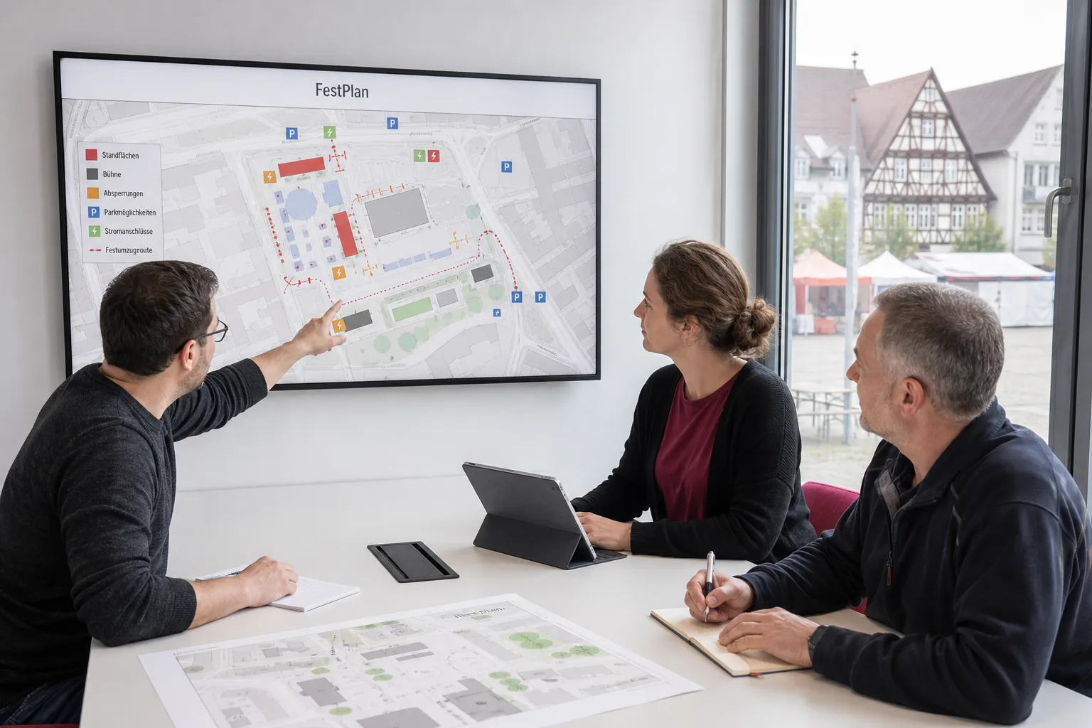 Screenshot von FestPlan